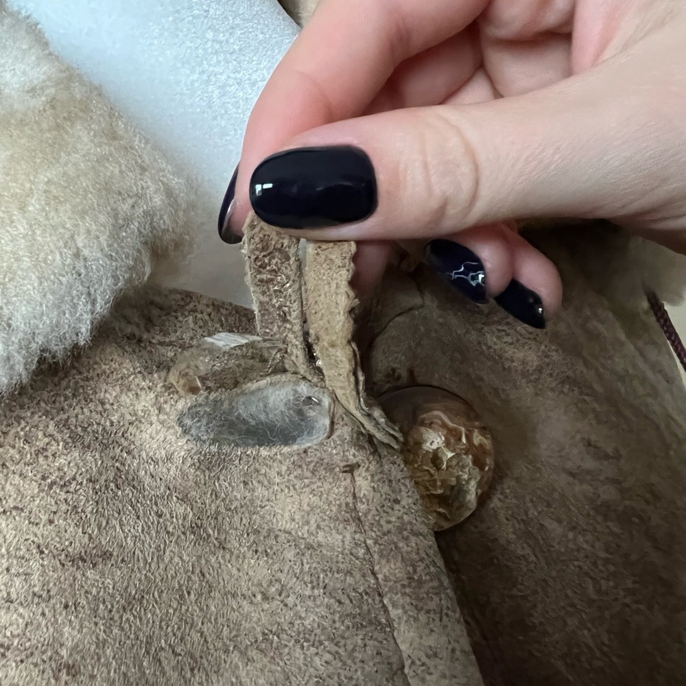 Sheepskin Coat Light Brown - Picture 6 of 7
